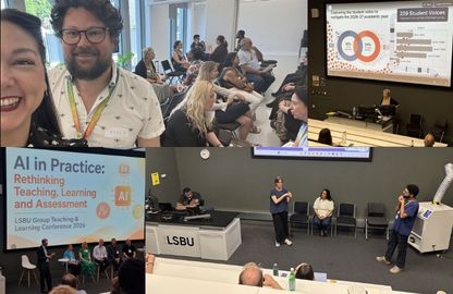 Our Journal banner 202526 lsbu group ai in practice conferences