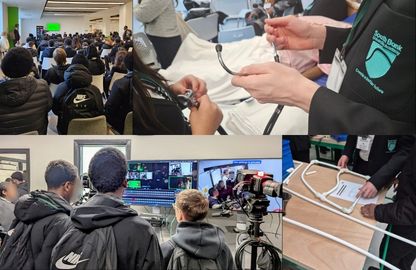 South Bank University Academy students visit London South Bank Technical College